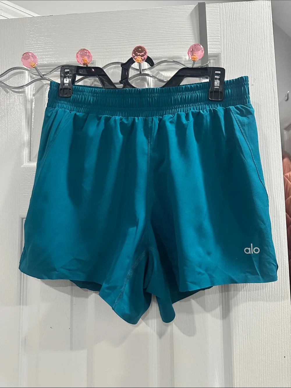 ALO Yoga Teal Athletic Shorts